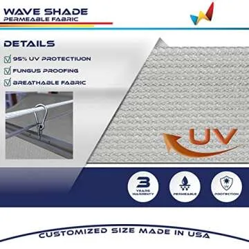Windscreen4less Retractable Sun Shade for Outdoor Use