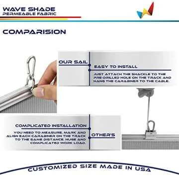 Windscreen4less Retractable Sun Shade for Outdoor Use