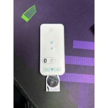 RIKI LOVES RIKI Pretty LED Makeup Mirror with Lights - Medium-Sized Lighted Makeup Mirror with 5X Magnifying Mirror, Smartphone Holder & Remote Control | Wall-Mountable, Bluetooth, & Selfie Function