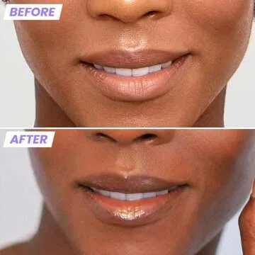 Wonderskin WONDER BLADING Top Gloss - Clear Glitter Lip Gloss, Hydrating and High Shine Finish Lip M...