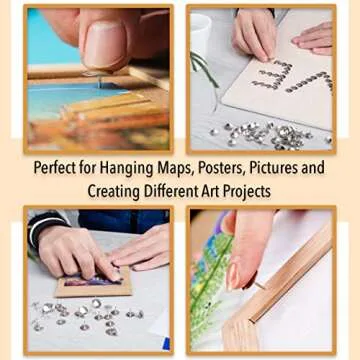 Mr. Pen Thumb Tack, Flat Push Pins, Silver Thumb Tacks, 500 Pack