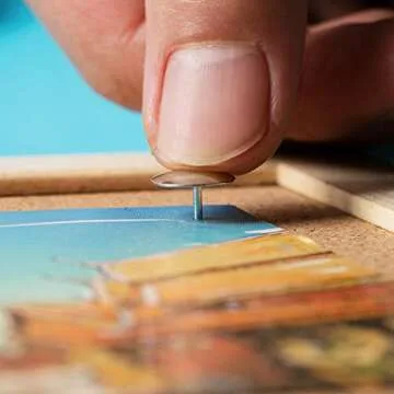 Mr. Pen Thumb Tack, Flat Push Pins, Silver Thumb Tacks, 500 Pack