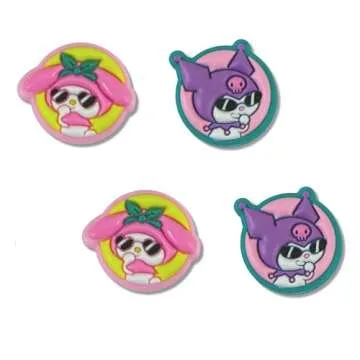 Sonix x Sanrio Nintendo Switch Case + Nintendo Switch Thumb Grip (Kuromi & My Melody) | Good Morning Hello Kitty