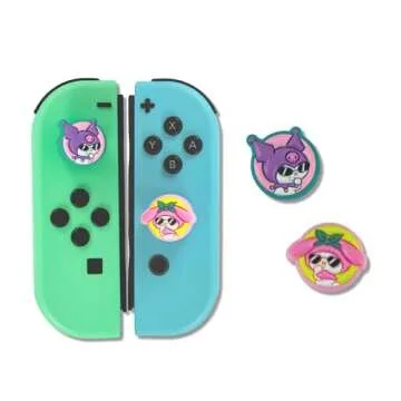Sonix x Sanrio Nintendo Switch Case + Nintendo Switch Thumb Grip (Kuromi & My Melody) | Good Morning Hello Kitty