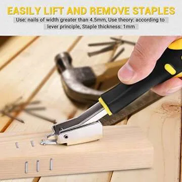 WolfWill Staple Remover - Heavy Duty and Ergonomic Tool