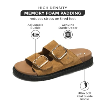 Project Cloud Comfortable Leather Sandals for Women
