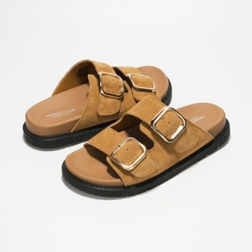 Project Cloud Comfortable Leather Sandals for Women