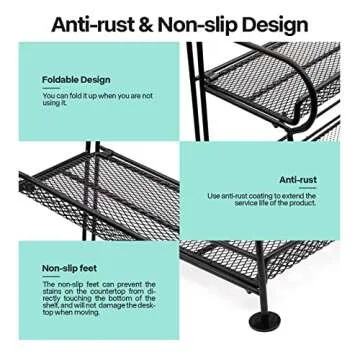 Versatile Uruiup Spice Rack Organizer for Any Space.