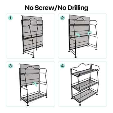 Versatile Uruiup Spice Rack Organizer for Any Space.