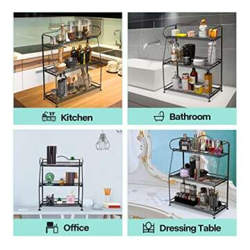 Versatile Uruiup Spice Rack Organizer for Any Space.