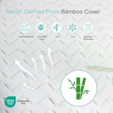 JJDANFILL Shredded Memory Foam Cooling Pillows for Sleep