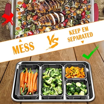 XOMOO Silicone Sheet Pan Set - Nonstick Baking Dividers