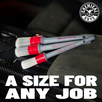 Premium Chemical Guys Interior Detailing Brush Set