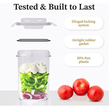 Airtight Food Storage Containers for Organized Kitchen