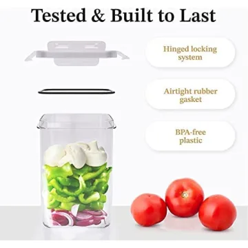 Airtight Food Storage Containers for Organized Kitchen