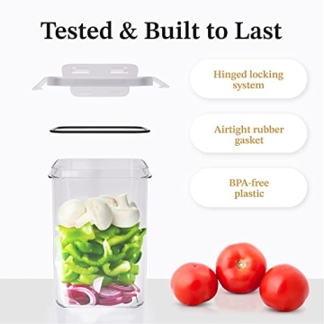Airtight Food Storage Containers for Organized Kitchen