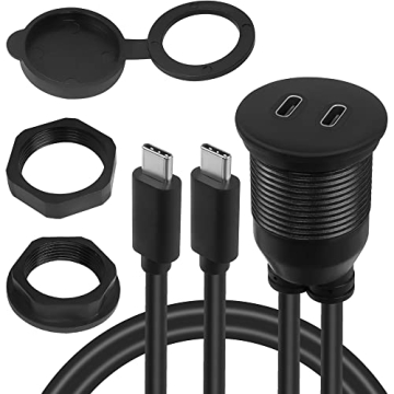 QIANRENON USB C Waterproof Cable 10Gbps 4K Support