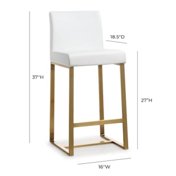 TOV Denmark Steel Counter Stool - Elegant and Durable