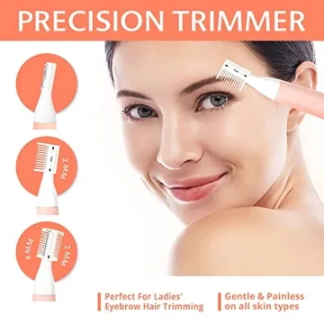 VG VOGCREST Nose Hair Trimmer for Women Portable and Waterproof