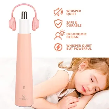 VG VOGCREST Nose Hair Trimmer for Women Portable and Waterproof