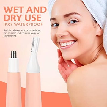VG VOGCREST Nose Hair Trimmer for Women Portable and Waterproof