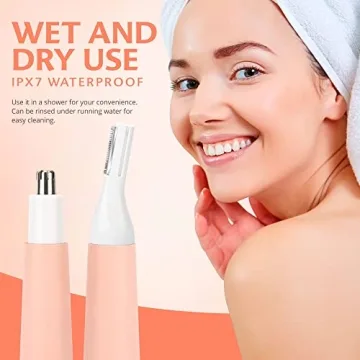 VG VOGCREST Nose Hair Trimmer for Women Portable and Waterproof