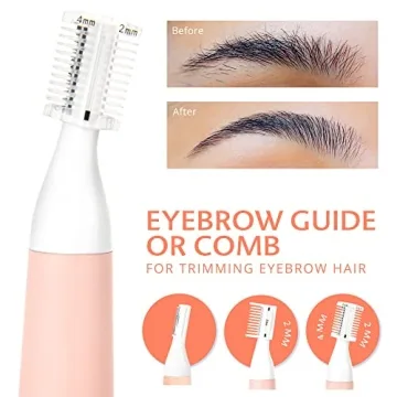 VG VOGCREST Nose Hair Trimmer for Women Portable and Waterproof