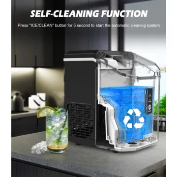 Nugget Ice Maker - Chewable Ice, Self-Cleaning, Portable