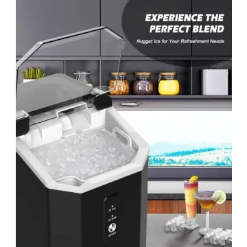 Nugget Ice Maker - Chewable Ice, Self-Cleaning, Portable