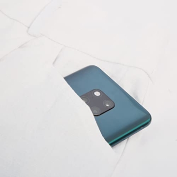 Belle Poque Women Summer Linen High Waisted Shorts with Pockets