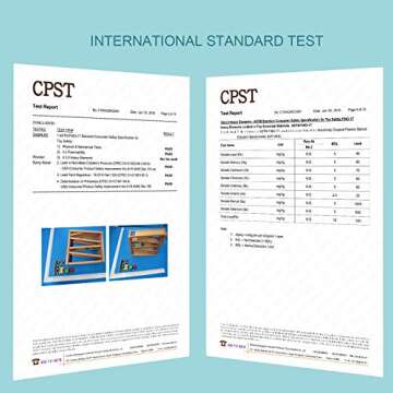 Wooden Ramp Racer. Race Track for Toddlers and 3 Wood Cars and 2 Balls,Toddler Toys for 1 2 3 Year O...