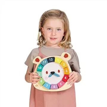 Tender Leaf Toys Bear Colors Clock - Fun Learning Toy
