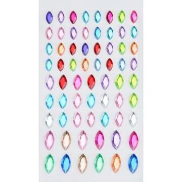 HAIIDOAK Gem Stickers for Kids Crafts & Scrapbooks