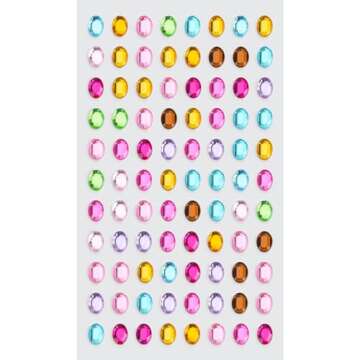HAIIDOAK Gem Stickers for Kids Crafts & Scrapbooks