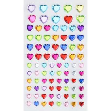 HAIIDOAK Gem Stickers for Kids Crafts & Scrapbooks