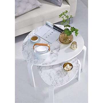 Yancorp Marble Peel and Stick Wallpaper for Countertops