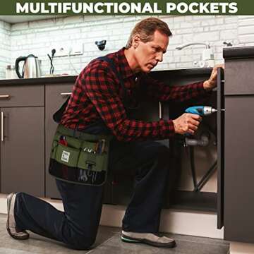 Soil & Sun Garden Tool Belt - Durable Utility Apron for All