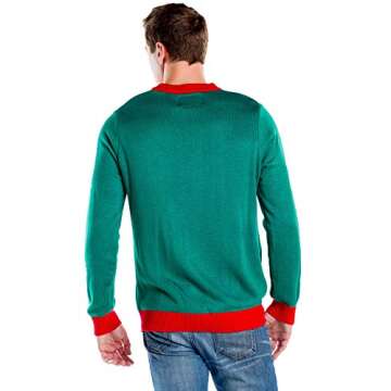 Tipsy Elves Men's Ugly Christmas Sweaters - Funny Christmas Sweaters for Men - Fun Holiday Pullovers...