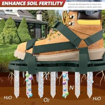 RIFPOD Lawn Aerator Shoes for Grass - Best Lawn Care Solution