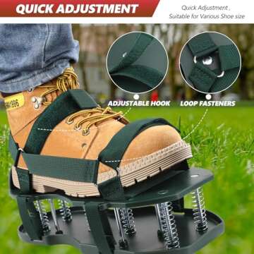 RIFPOD Lawn Aerator Shoes for Grass - Best Lawn Care Solution