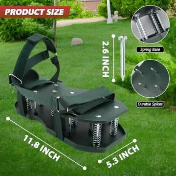RIFPOD Lawn Aerator Shoes for Grass - Best Lawn Care Solution