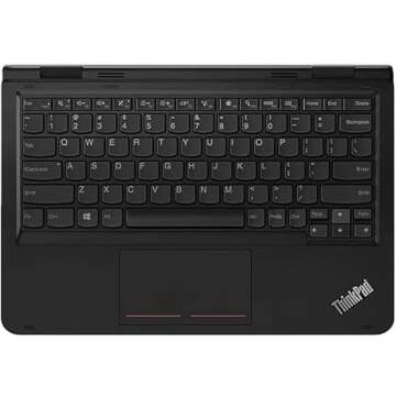 Lenovo ThinkPad 11e 5th Gen 11.6" HD Business Laptop Computer, Intel Core i5-7Y50, 8GB RAM, 256GB SSD, USB 3.0, HDMI, Windows 10 Pro (Renewed)