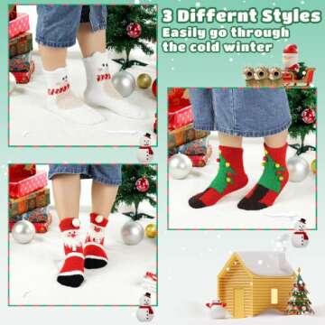 Cozy Homaisson Women’s Christmas Fuzzy Socks Online
