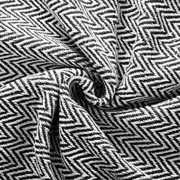 Americanflat 50x60 Cotton Throw Blanket - Elegant Design