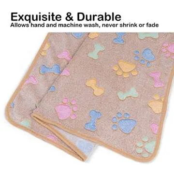 Soft Fleece Dog Blankets - Perfect for Small Pets