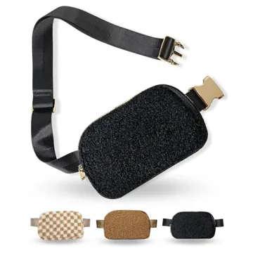 Boutique Fleece Belt Bag | Sherpa Crossbody Bag Fanny Pack for Women Fashionable | Everywhere Waist ...