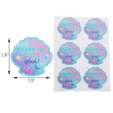 Yaaaaasss! 24 Pcs Little Mermaid Bags Mermaid Party Favor Candy Bags Gift Bags Under the Sea Goodie Treat Gift Wrap Bags for Birthday Party Decorations Supplies