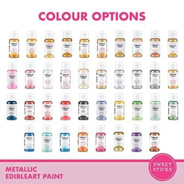 Sweet Sticks Edible Art Paint 1.7 Oz - Metallic Gold
