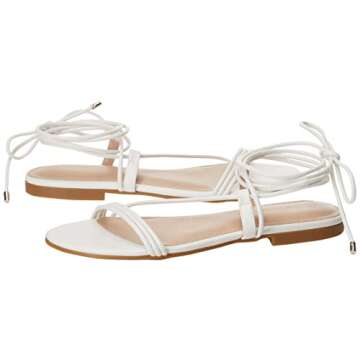 Stylish Flat Strappy Lace-Up Sandal for Women