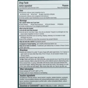 Afrin No Drip Severe Congestion Nasal Spray 12 Hour Relief